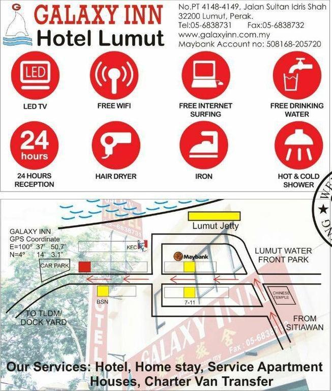 Galaxy Inn Lumut Εξωτερικό φωτογραφία